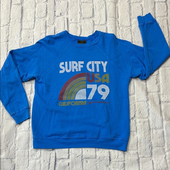 Retrobrand Surf City USA California Sweatshirt - Picture 1 of 2